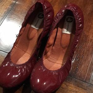 Lanvin pumps burgundy